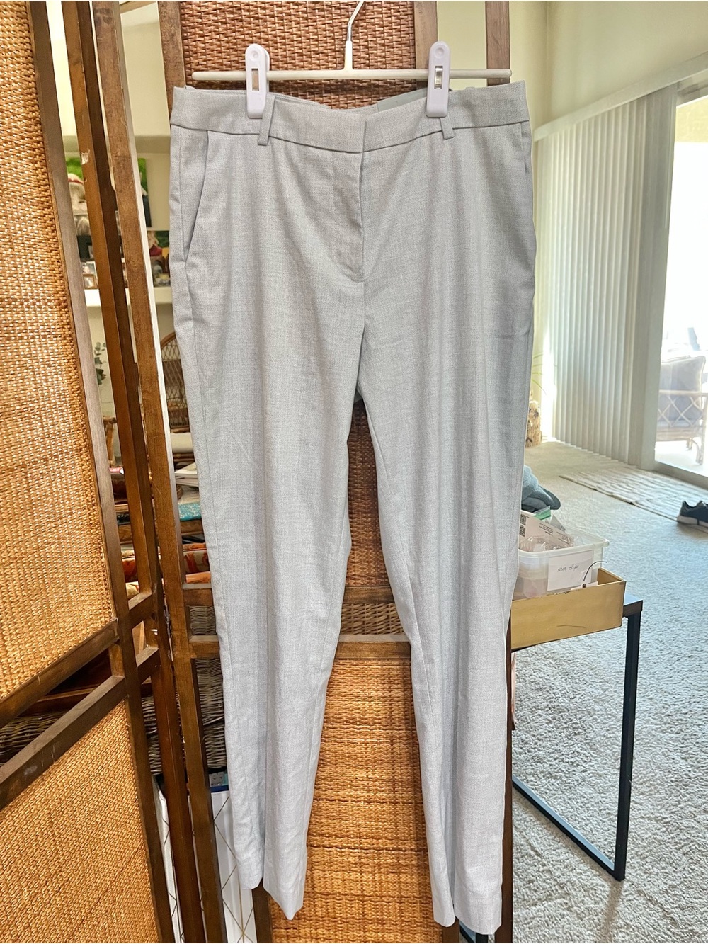 H&M Light Gray Tailored Trousers